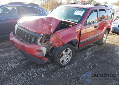 2005 Jeep Grand Cherokee Laredo из США, поврежденный, VIN 1J4GR48K85C627336